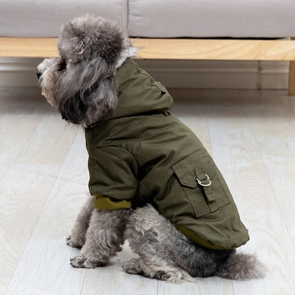 Pet Winter Thickened Hiking Co - Winter Clothing Hiking ulasan dan harga