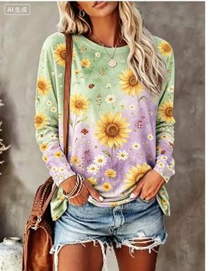 Women Long Sleeve T‑Shirt Grad - Winter Clothing For Women ulasan dan harga