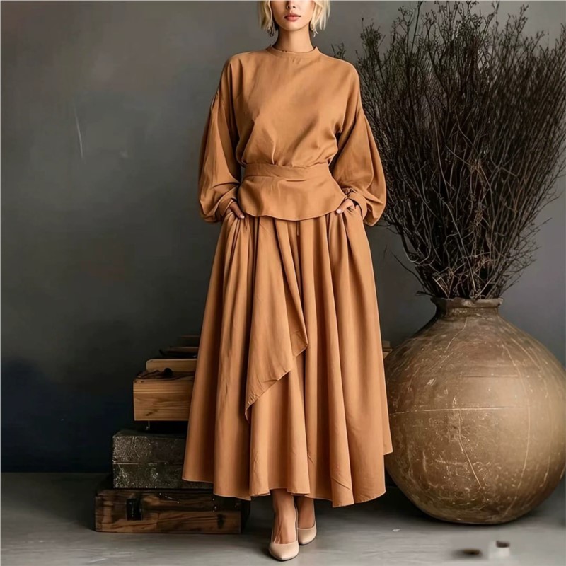 Autumn Elegant Asymmetry Skirt - Winter Clothing For Women ulasan dan harga
