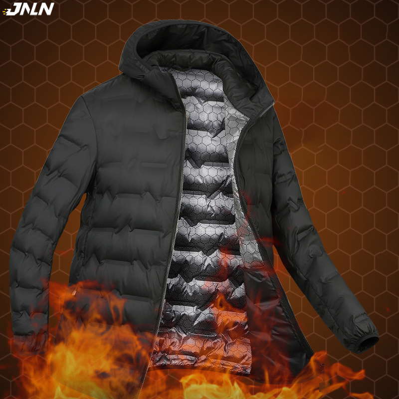 JNLN Men's Winter Down Jacket  - Winter Clothing Hiking ulasan dan harga